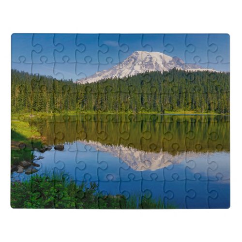 Mt Rainier and Reflection Lake Jigsaw Puzzle