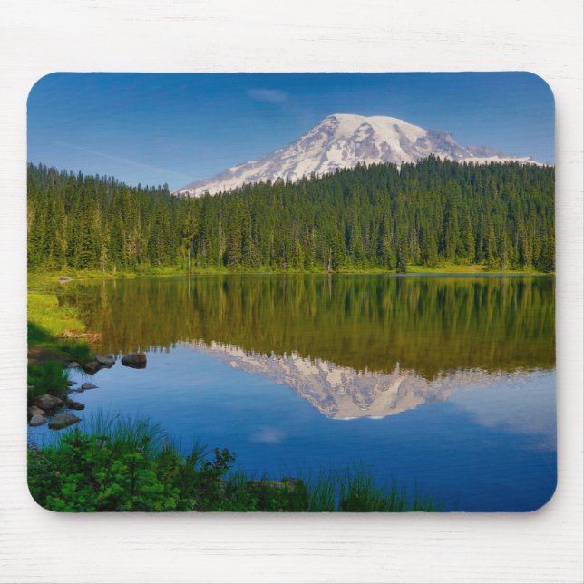 Mt. Rainier and Reflection Lake Mouse Pad (Front)