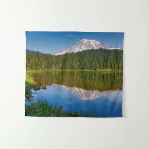 Mt Rainier and Reflection Lake Tapestry
