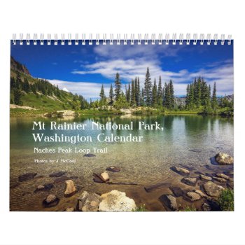 Mt Rainier Calendar by jonicool at Zazzle