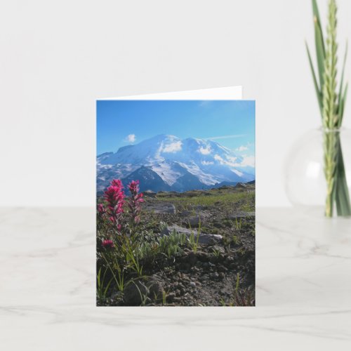 Mt Rainier Card