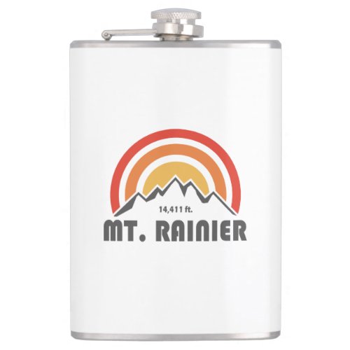 Mt Rainier Flask
