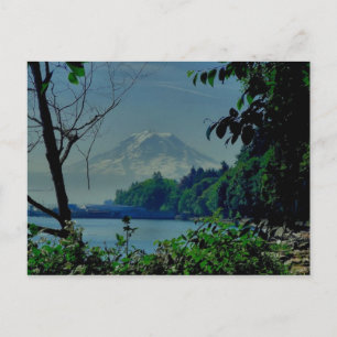 Mt. Rainier from Owen Beach Postcard