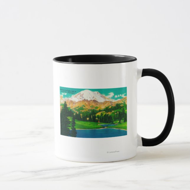 Mt. Rainier from Tipsoo Lake at Chinook Pass Mug (Right)