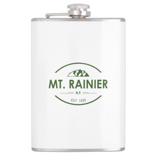 Mt Rainier National Park Flask