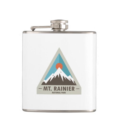 Mt Rainier National Park Flask