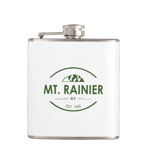 Mt Rainier National Park Flask