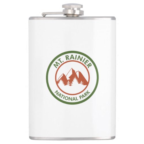 Mt Rainier National Park Flask