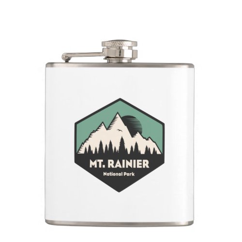 Mt Rainier National Park Flask