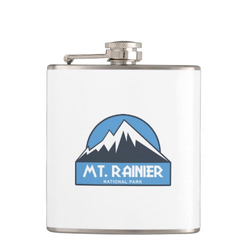 Mt Rainier National Park Flask