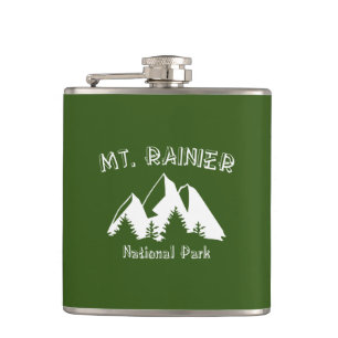 Mt. Rainier National Park Flask