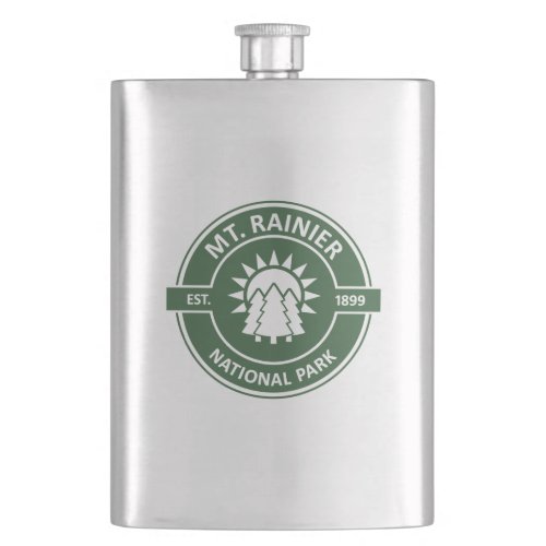 Mt Rainier National Park Flask