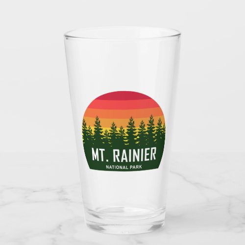 Mt Rainier National Park Glass