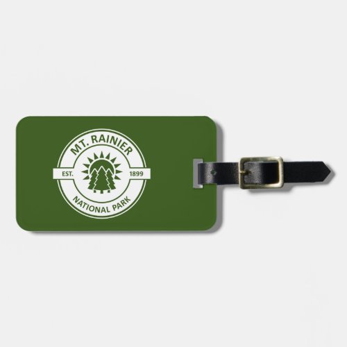 Mt Rainier National Park Luggage Tag