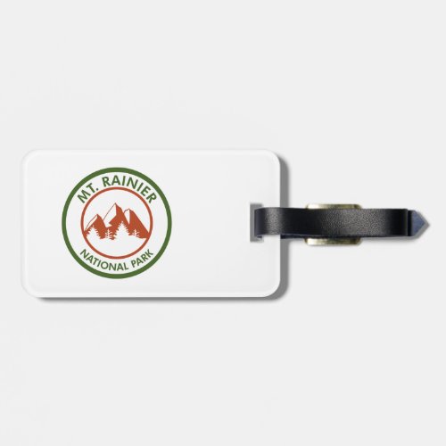 Mt Rainier National Park Luggage Tag