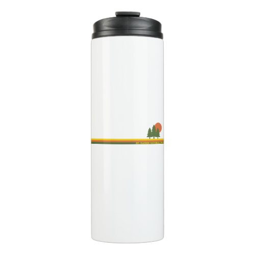 Mt Rainier National Park Pine Trees Sun Thermal Tumbler