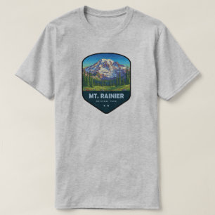 Mt. Rainier National Park Shield T-Shirt