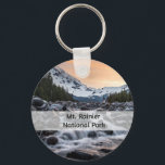 Mt. Rainier National Park Souvenir  Keychain<br><div class="desc">Went on the road trip, had a blast, and realized you forgot something for your neighbor watching your cat? (Or just a happy little reminder for yourself?) No worries! Our souvenirs are guaranteed to bring back the good memories if you forgot to stop at the gift shop. Pick up this...</div>