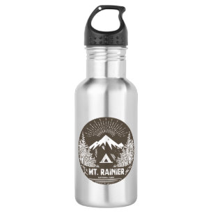 Mt. Rainier National Park Stainless Steel Water Bottle