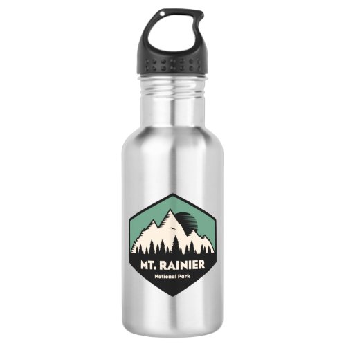 Mt Rainier National Park Stainless Steel Water Bottle