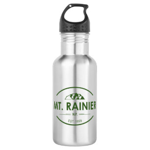 Mt. Rainier National Park Stainless Steel Water Bottle