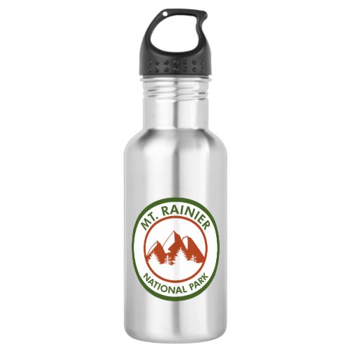 Mt Rainier National Park Stainless Steel Water Bottle
