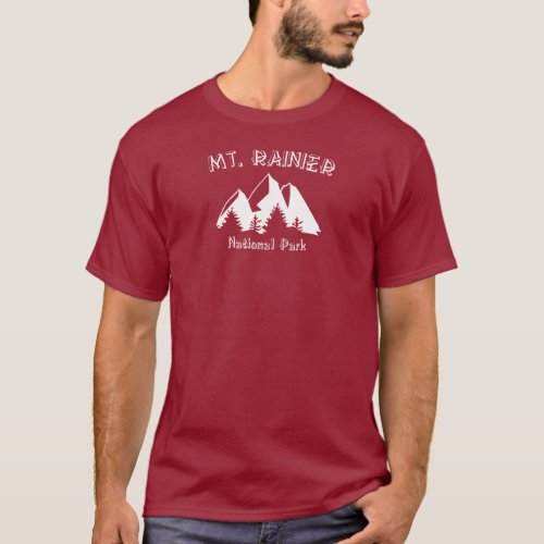 Mt Rainier National Park T_Shirt