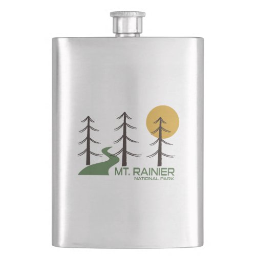 Mt Rainier National Park Trail Flask