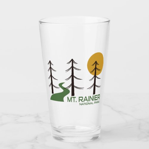 Mt Rainier National Park Trail Glass