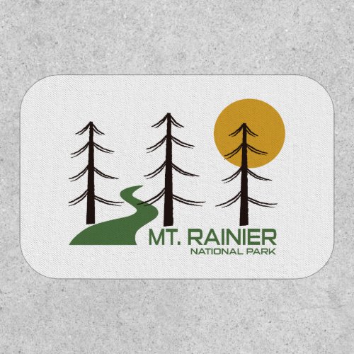 Mt Rainier National Park Trail Patch