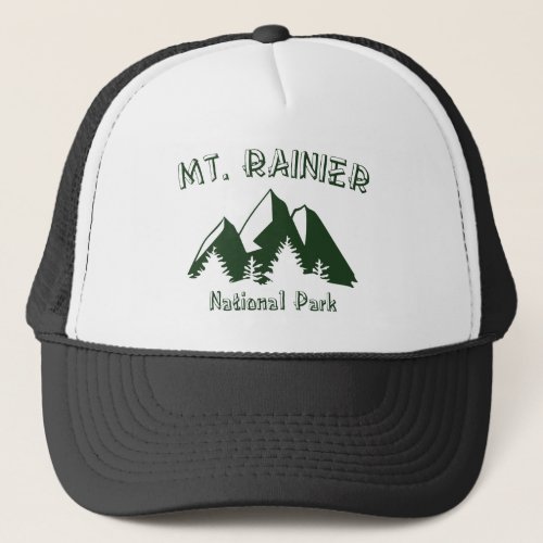 Mt Rainier National Park Trucker Hat