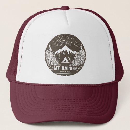 Mt Rainier National Park Trucker Hat