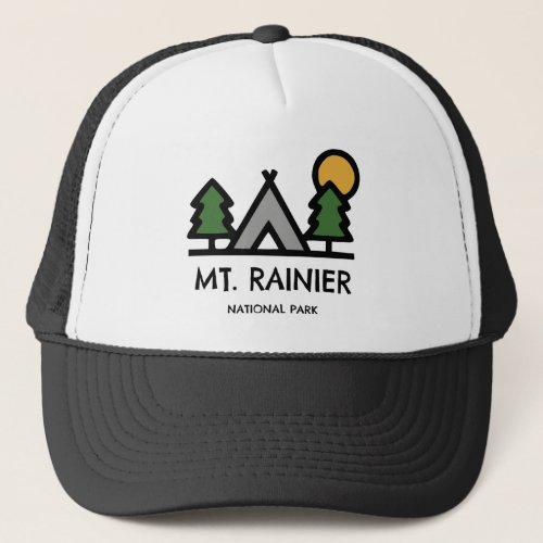 Mt Rainier National Park Trucker Hat