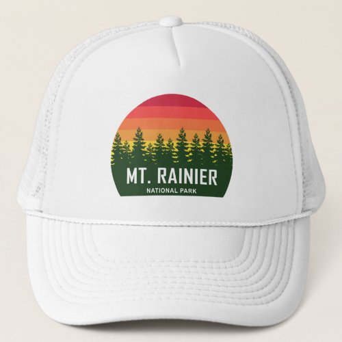 Mt Rainier National Park Trucker Hat