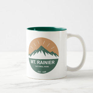 Mt. Rainier National Park Two-Tone Coffee Mug