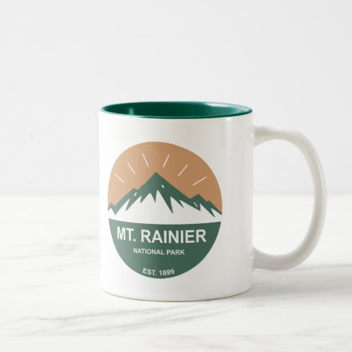 Mt Rainier National Park Two_Tone Coffee Mug