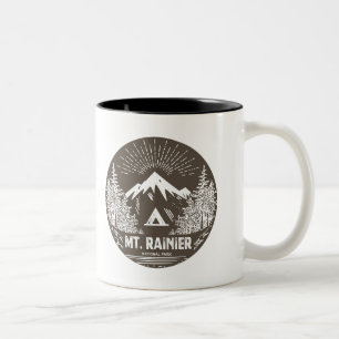 Mt. Rainier National Park Two-Tone Coffee Mug