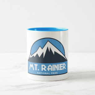 Mt. Rainier National Park Two-Tone Coffee Mug