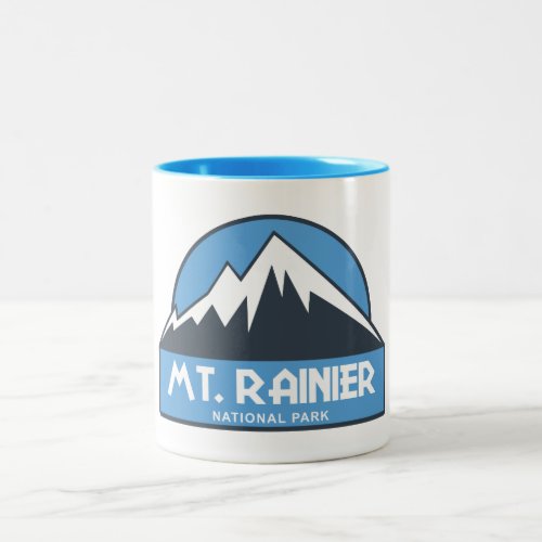 Mt Rainier National Park Two_Tone Coffee Mug