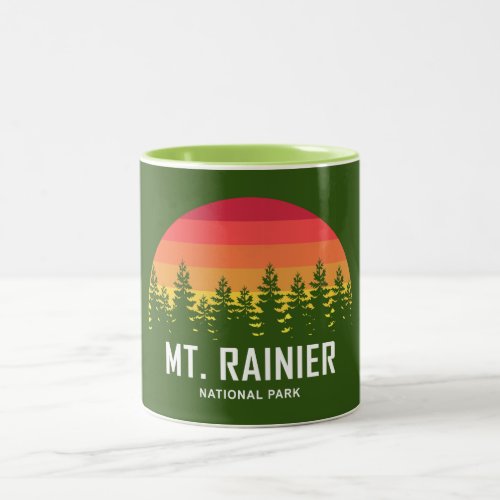 Mt Rainier National Park Two_Tone Coffee Mug