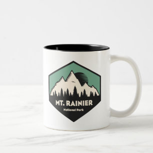 Mt. Rainier National Park Two-Tone Coffee Mug