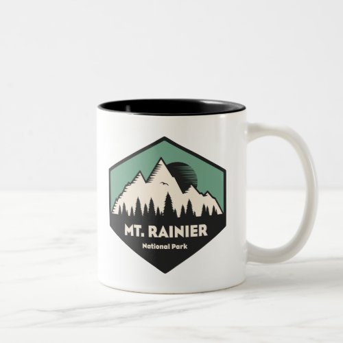 Mt Rainier National Park Two_Tone Coffee Mug