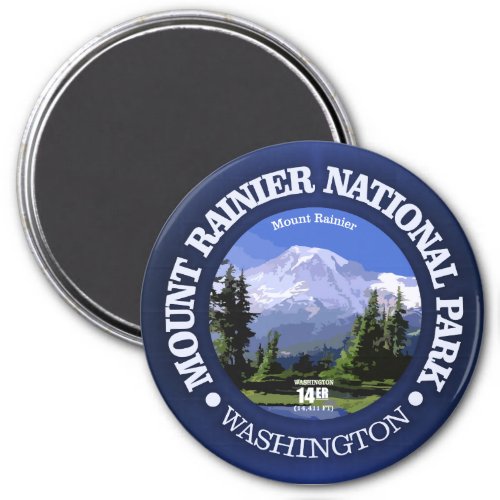 Mt Rainier NP Magnet