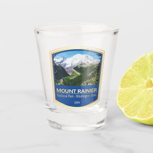 Mt Rainier NP PF1 Shot Glass