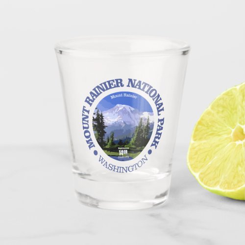 Mt Rainier NP Shot Glass