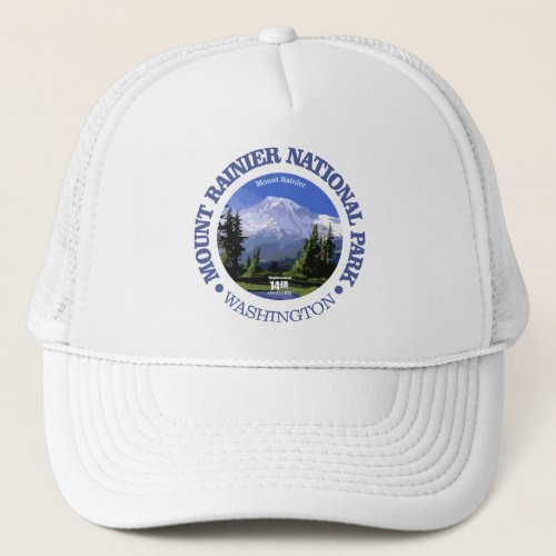 Mt Rainier NP Trucker Hat