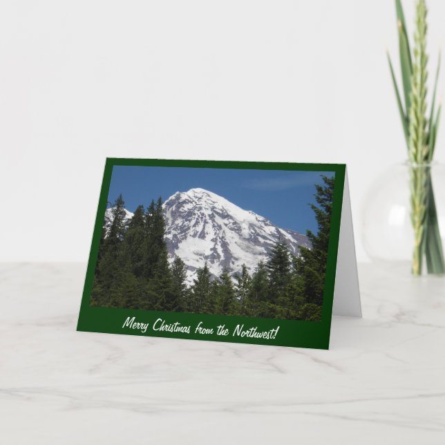 Mt Rainier Park Christmas Card (Front)