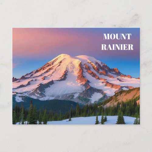 Mt Rainier Postcard