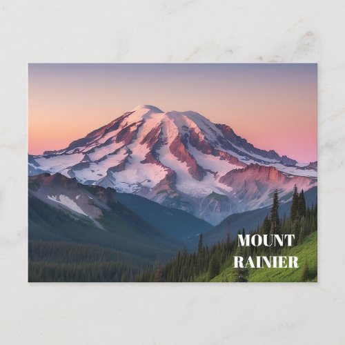 Mt Rainier Postcard