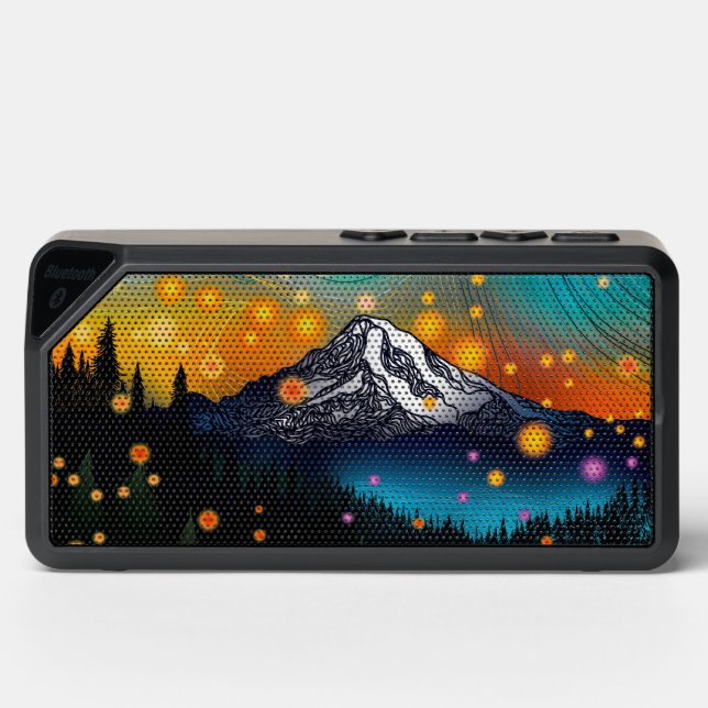 Mt. Rainier Starry Sky Bluetooth Speaker (Front)